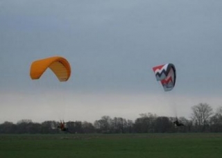  Despegue en paramotor 